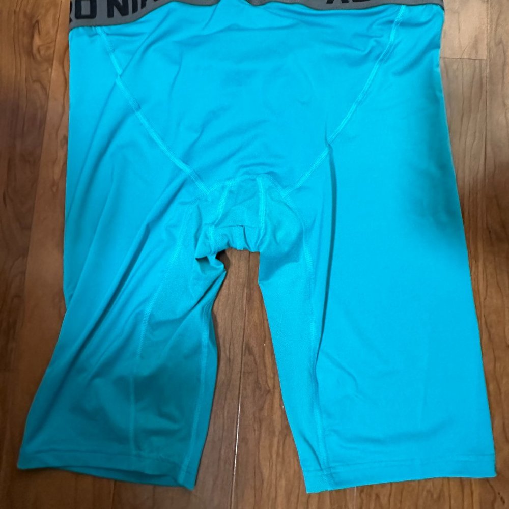 Nike Pro Cool Compression NBA Basketball Shorts Men, teal, 880802-428 - Picture 2 of 3
